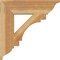 Ekena Millwork Merced Traditional Rough Sawn Bracket, Western Red Cedar, 6"W x 26"D x 26"H BKT06X26X26MRC01RWR - alternate 4